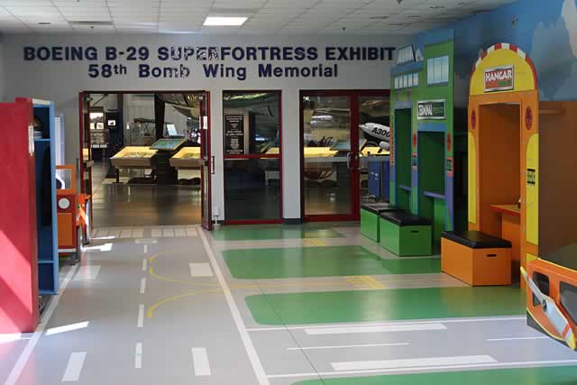 Entrance to the Boeing B-29 Superfortress Exhibit and the 58th Bomb Wing Memorial at the New England Air Museum