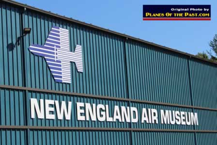 Exterior of the New England Air Museum in Windsor Locks, C