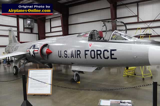 F-104 Starfighter restored and on display at the New England Air Museum