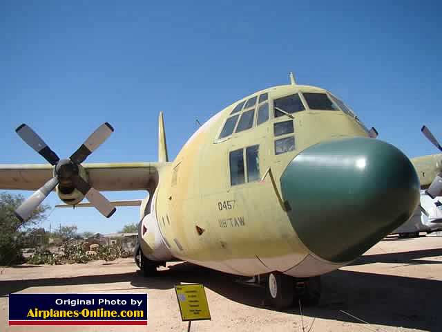 Lockheed C-130A Hercules S/N 57-0457, 118th TAW, on display at the Pima Air and Space Museum in Tucson, Arizona