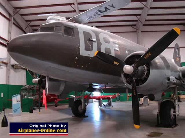Douglas C-47 Skytrain S/N 41-7723 on display at the Pima Air Museum in Tucson