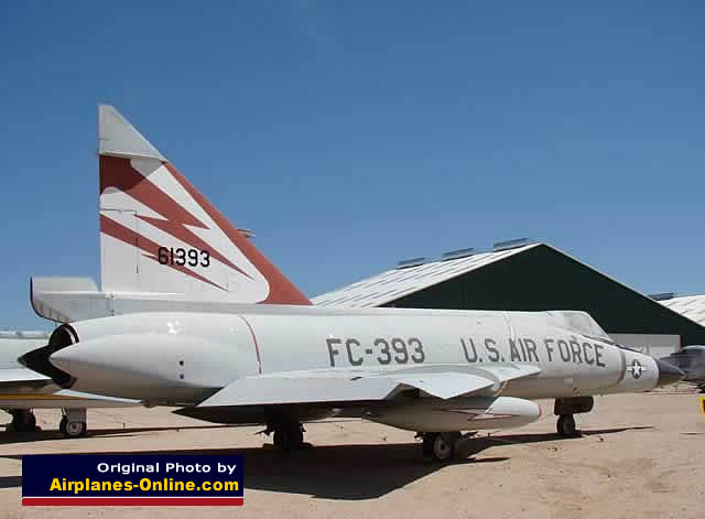 Convair F-102 Delta Dagger S/N 56-1393, Buzz Number FC-393, at the Pima Air Museum in Tucson, Arizona