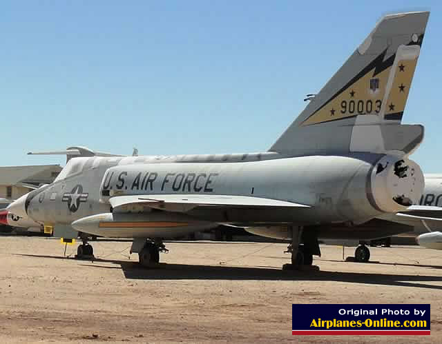 F-106A Delta Dart S/N 59-0003 at the Pima Air Museum in Tucson, Arizona