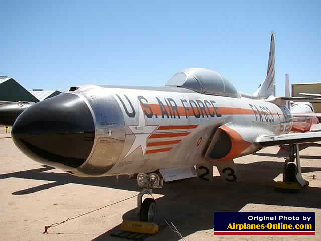Lockheed F-94C Starfire S/N 51-5623 at the Pima Air Museum in Tucson, Arizona