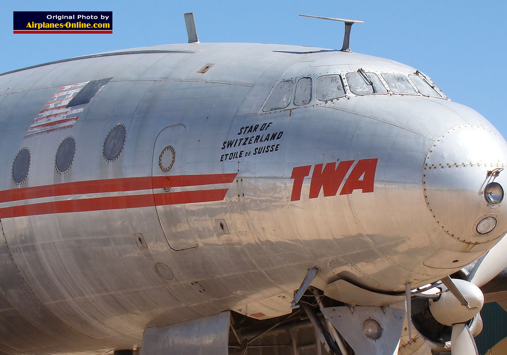 Trans World Airlines "Star of Switzerland" at the Pima Air & Space Museum in Tucson AZ