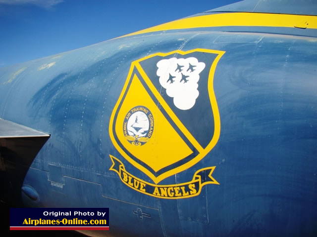 Blue Angels logo on the Grumman F-11A Tiger, 141824