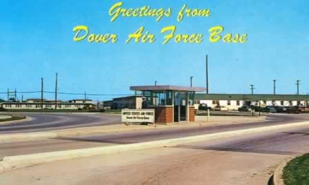 Gate scene at Dover Air Force Base