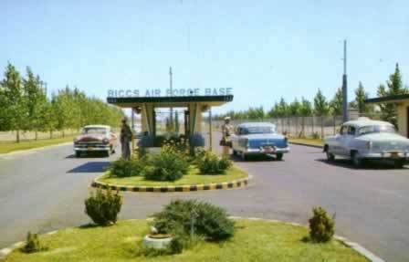 Gate at Biggs Air Force Base, El Paso, Texas