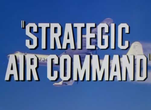 Introduction title for "Strategic Air Command" movie