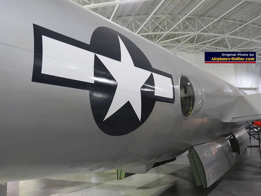 Right rear fuselage view of the B-29 Superfortress "Lucky Lady" at the Strategic Air Command & Space Museum