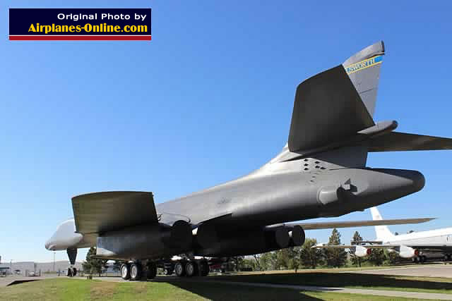 B-1B Lancer, S/N 83-0067, tail section, Rapid City
