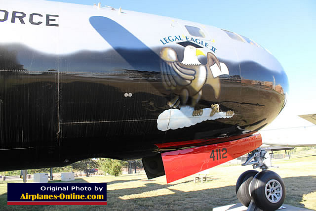 Nose art on the B-29 Superfortress "Legal Eagle II"