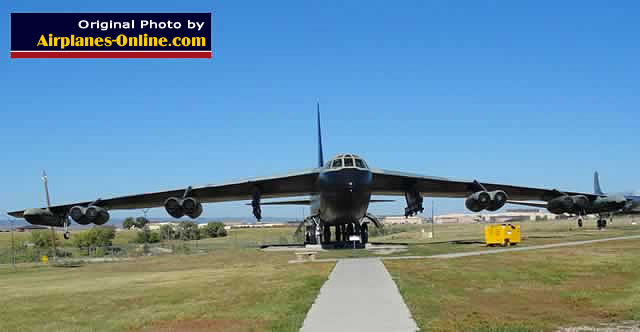 B-52D Stratofortress, S/N 56-0657 at the entrance to Ellsworth AFB, South Dakota