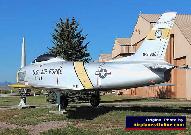 F-86 Sabre "Miss Janet", S/N 0-31302, NY National Guard at the South Dakota Air Museum