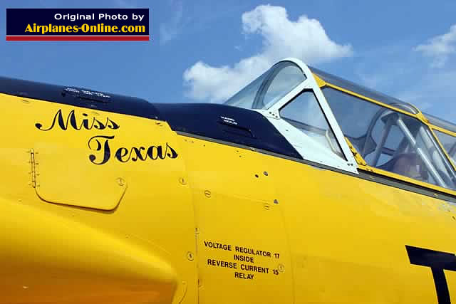 North American T-6 Texan, "Miss Texas", S/N 51-14429, TA-429, N729AM