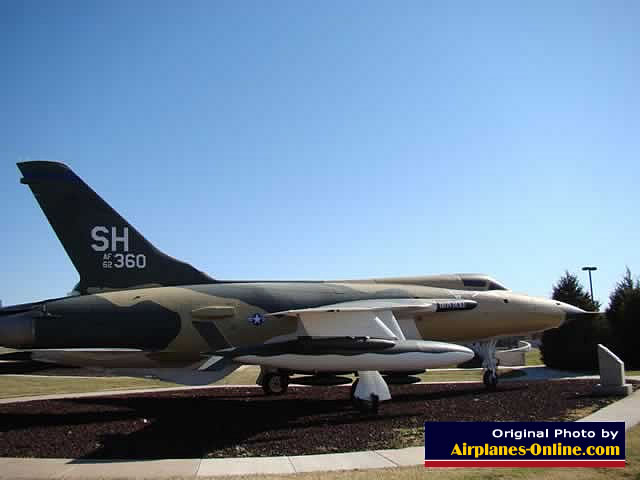 USAF F-105D Thunderchief S/N 62-4360, Tail Code SH, at the Charles Hall Airpark