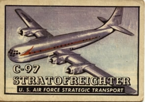 C-97 Stratofreighter from the Topps Wings Friend or Foe Trading Card Series