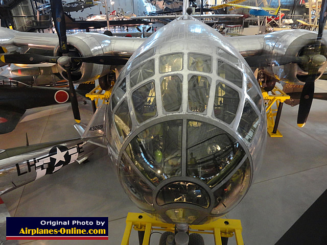Front view of the B-29 "Enola Gay"