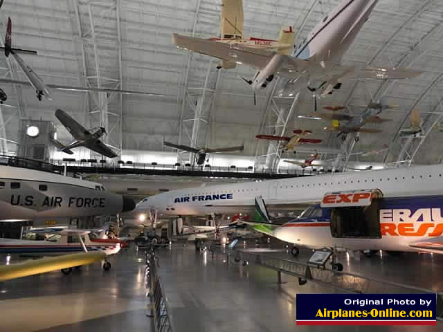 Boeing Aviation Hangar at Udvar-Hazy Smithsonian Center at Dulles Airport in Washington, D.C.