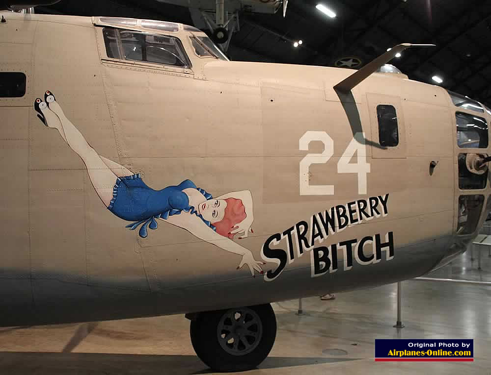 Consolidated B-24 Liberator "Strawberry Bitch" at the Museum of the U.S. Air Force