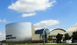 Exterior view of the  National Museum of the United States Air Force in Dayton, Ohio