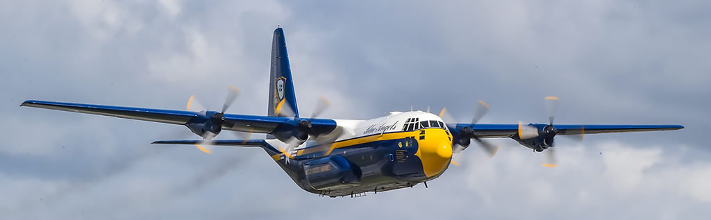The Blue Angels C-130 support aircraft: "Fat Albert"