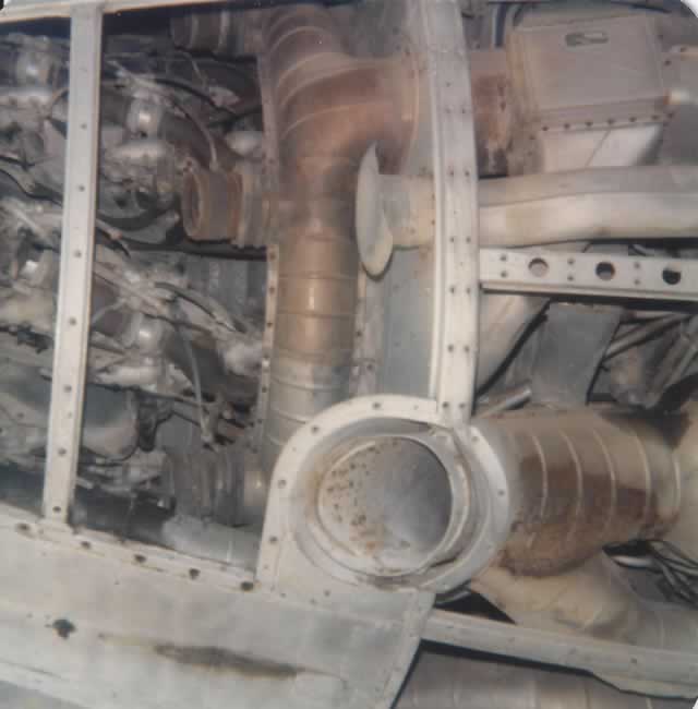 Interior view of an XC-99 engine