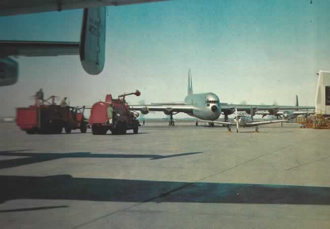 U.S. Air Force Convair XC-99 on the tarmac